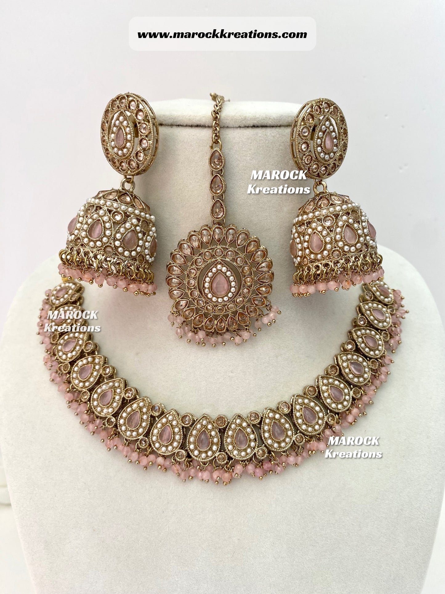 Tina Antique Polki Necklace set