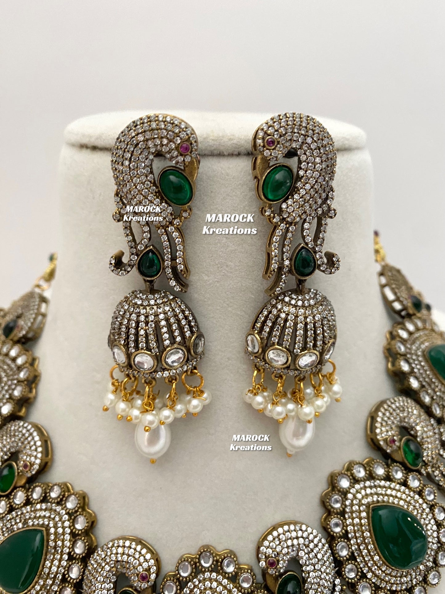 Stella Sabyasachi inspired Premium Quality Victorian Kundan Statement Necklace set