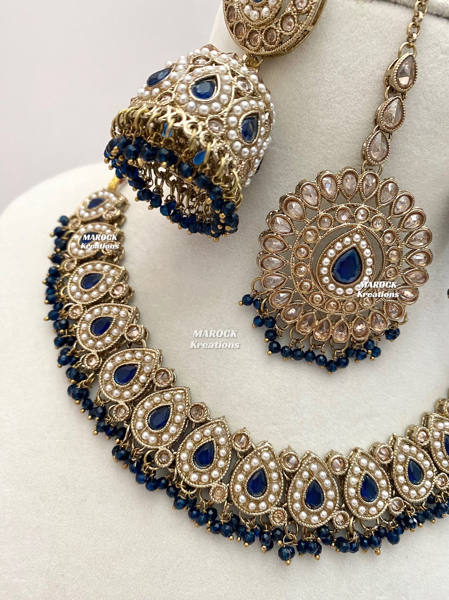 Tina Antique Polki Necklace set
