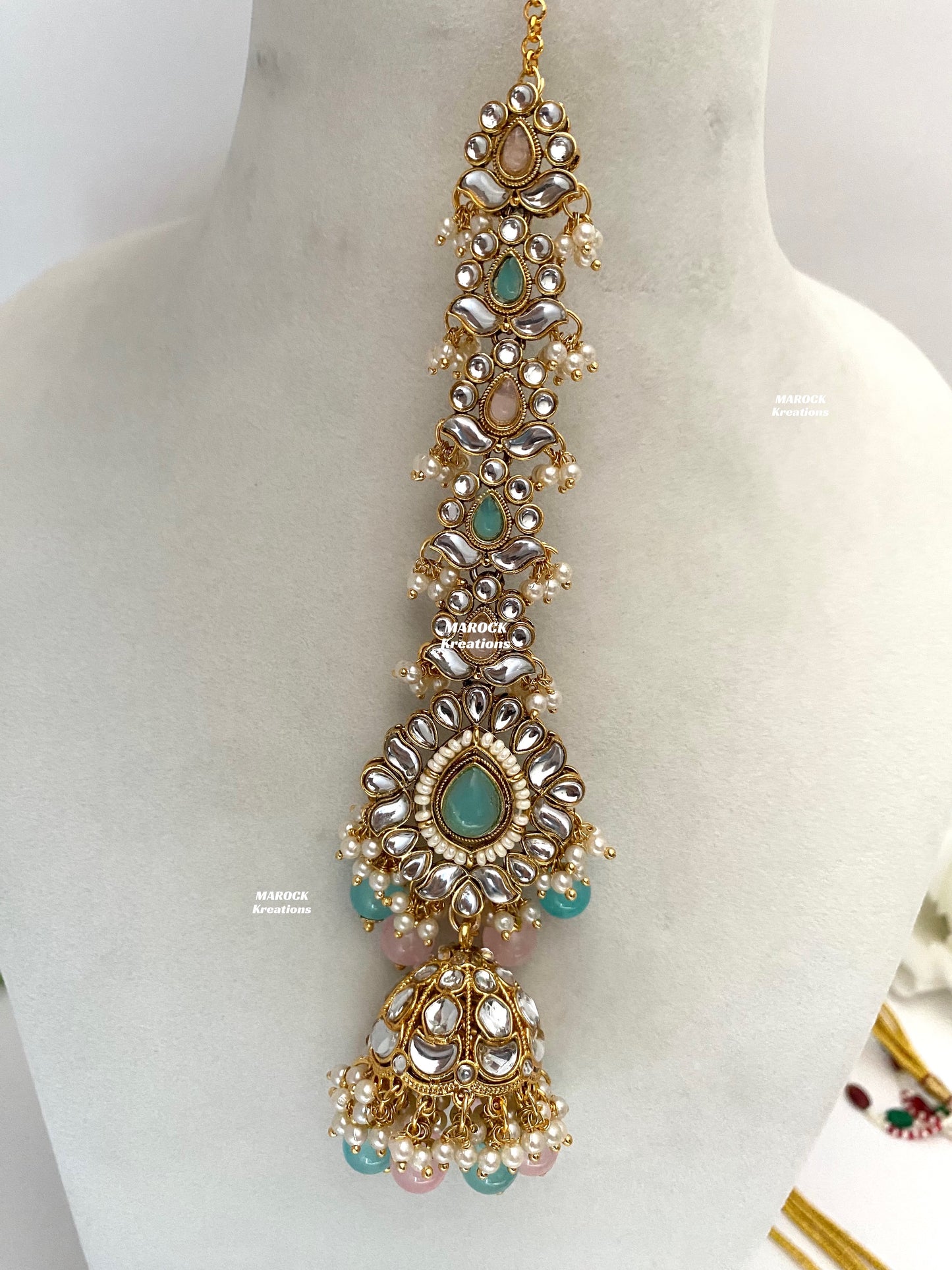Bhavika Premium Quality Kundan choker/Necklace set