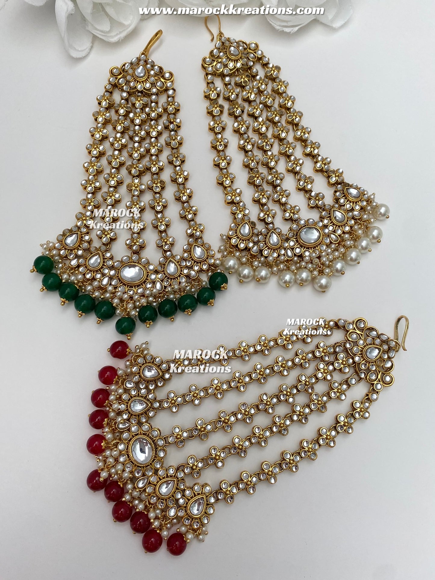 Premium Quality Kundan Jhoomer/Passa