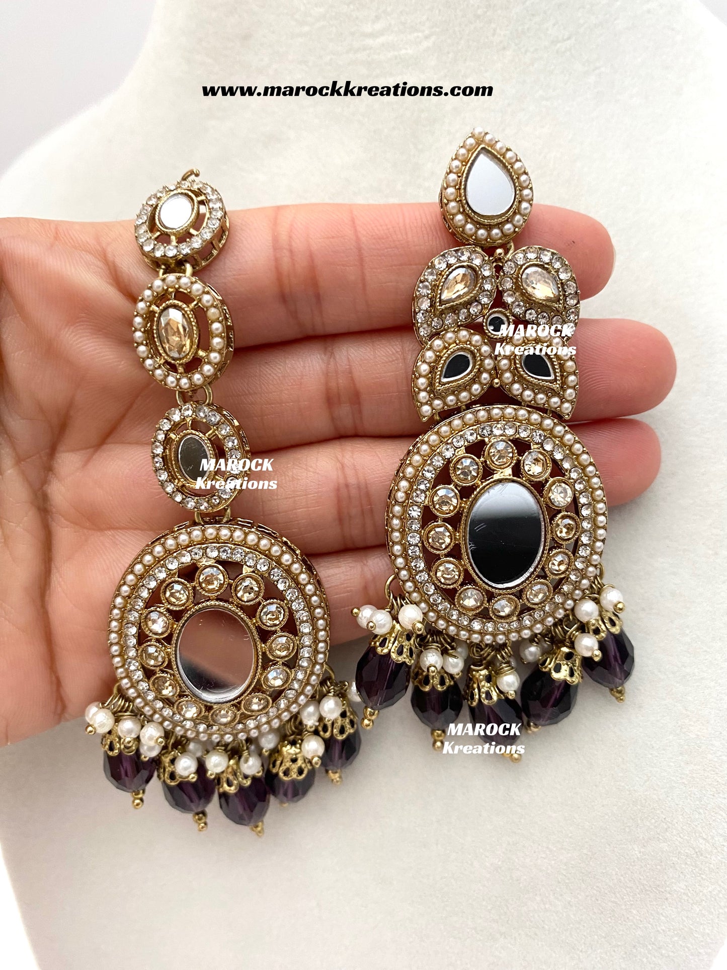 Resmin Premium Quality Mirror Choker set