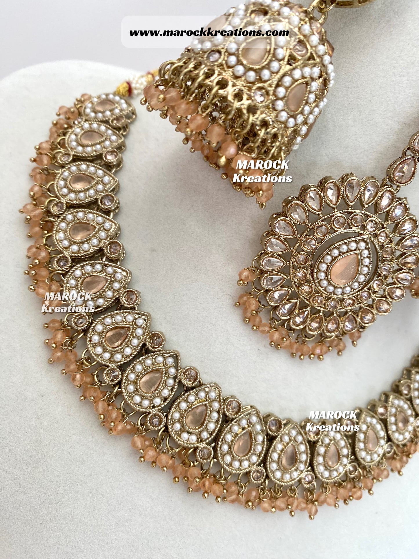 Tina Antique Polki Necklace set