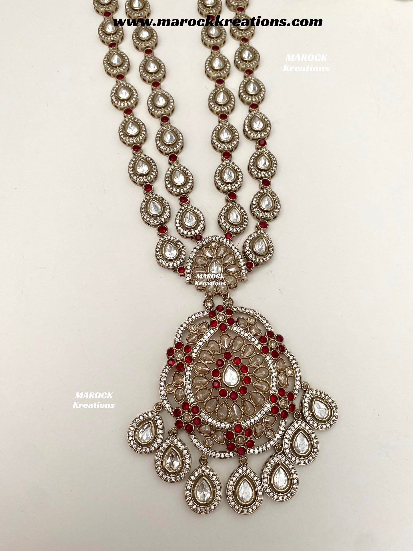 Premium Quality Moissanite Kundan Bridal set/bridal jewelry
