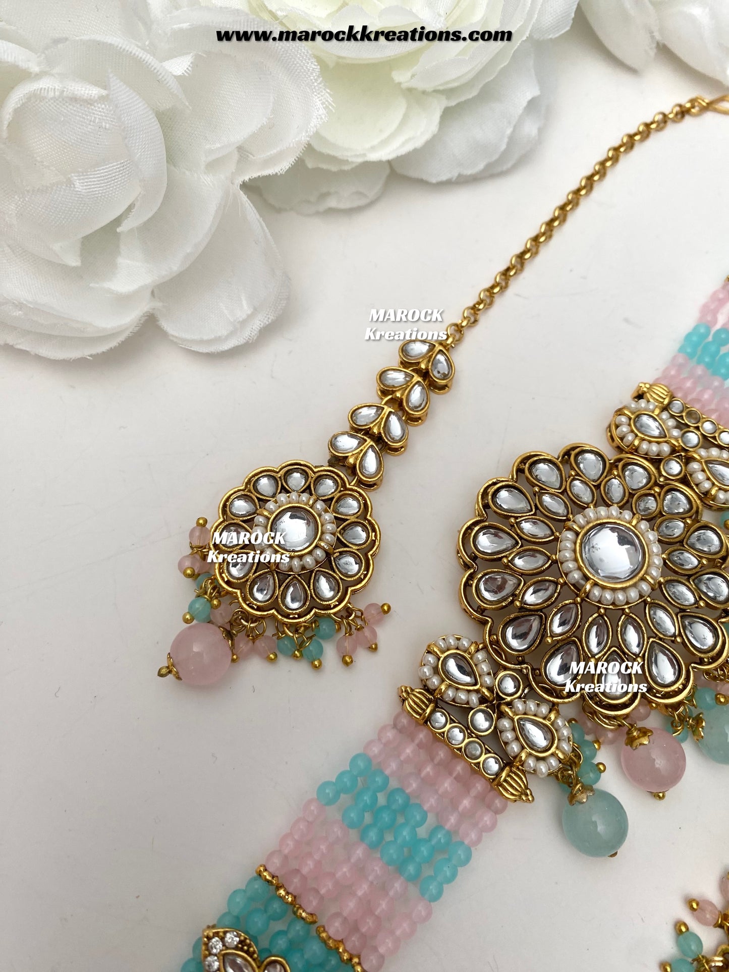 Ginni Premium Quality Kundan choker set