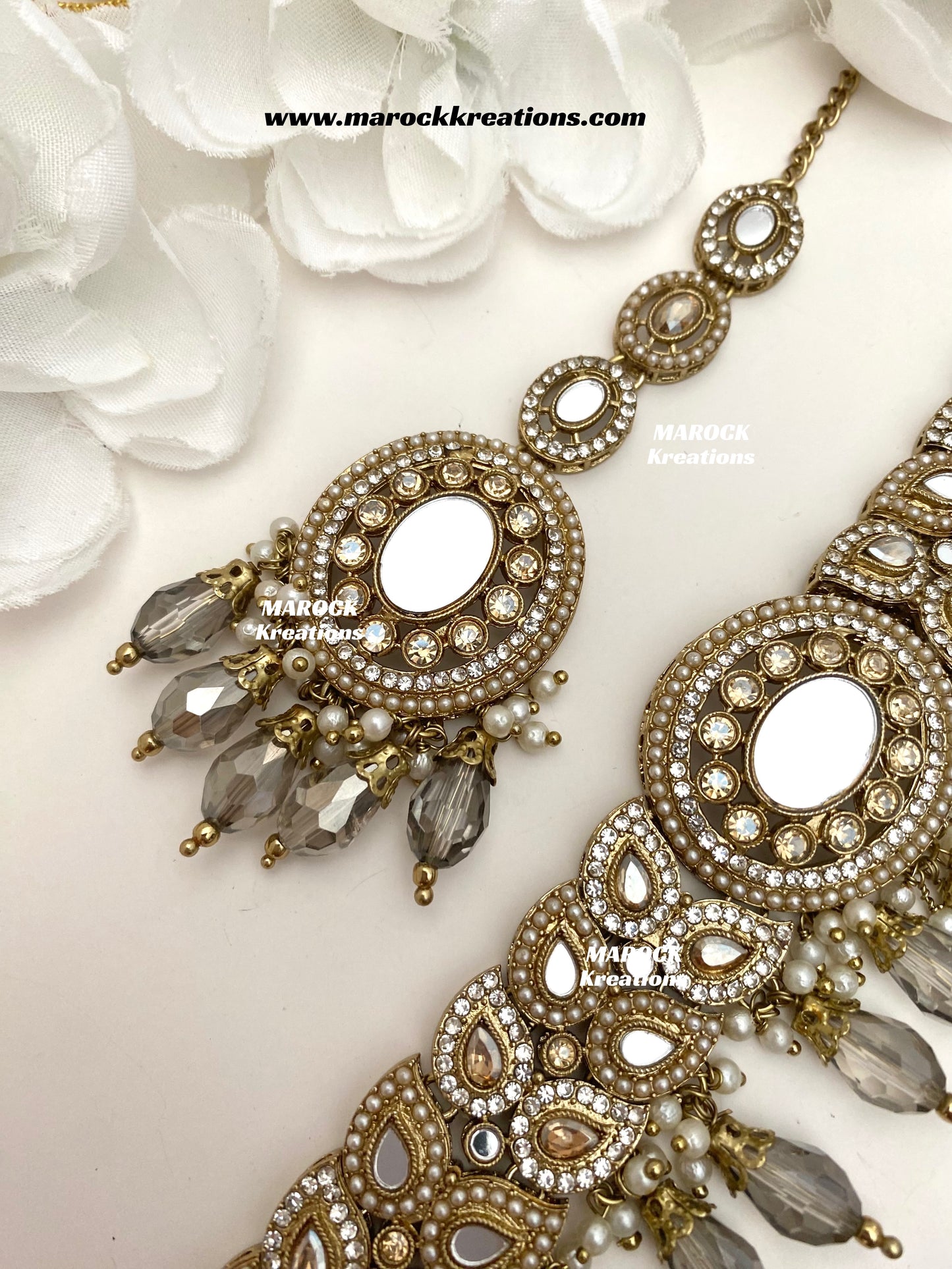 Resmin Premium Quality Mirror Choker set