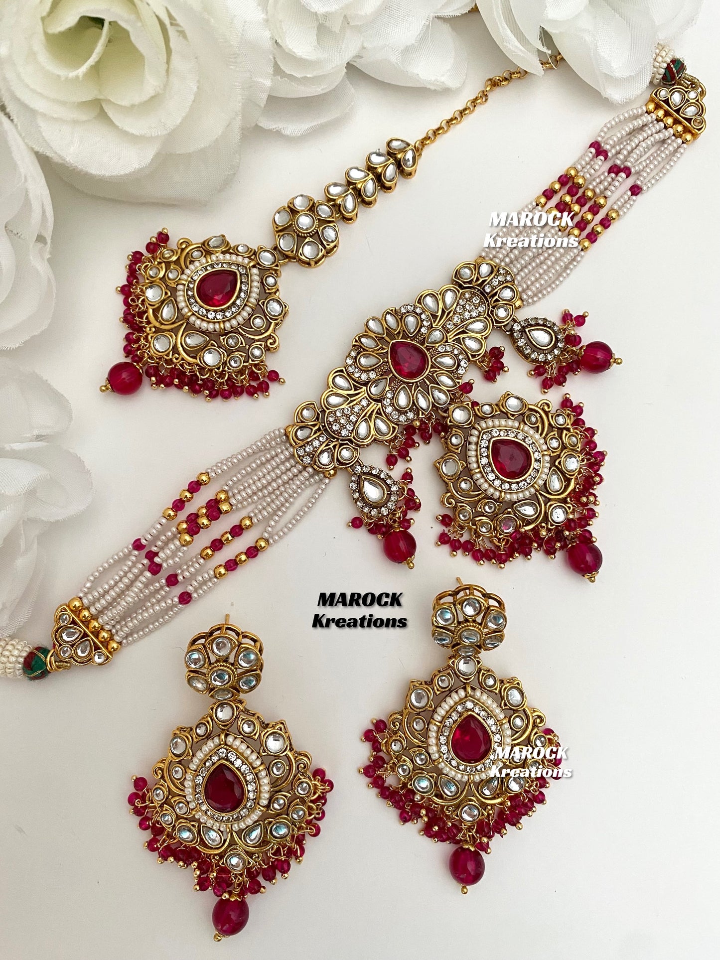 Mahima Premium Quality Kundan Choker set