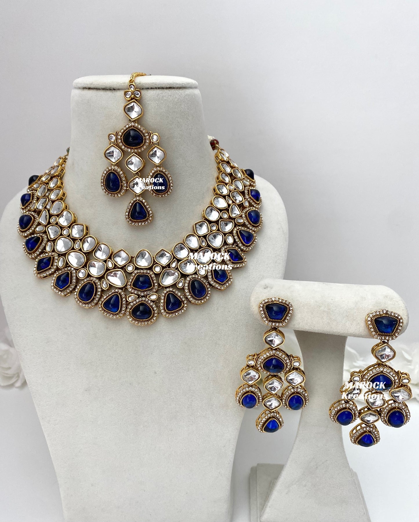 Patriza Sabyasachi inspired Premium Quality Kundan Statement Necklace set