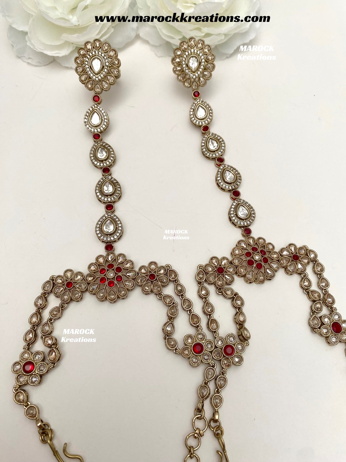 Premium Quality Moissanite Kundan Bridal set/bridal jewelry