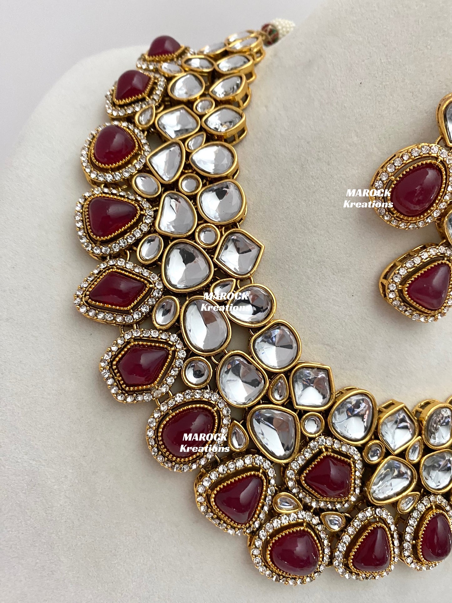 Patriza Sabyasachi inspired Premium Quality Kundan Statement Necklace set