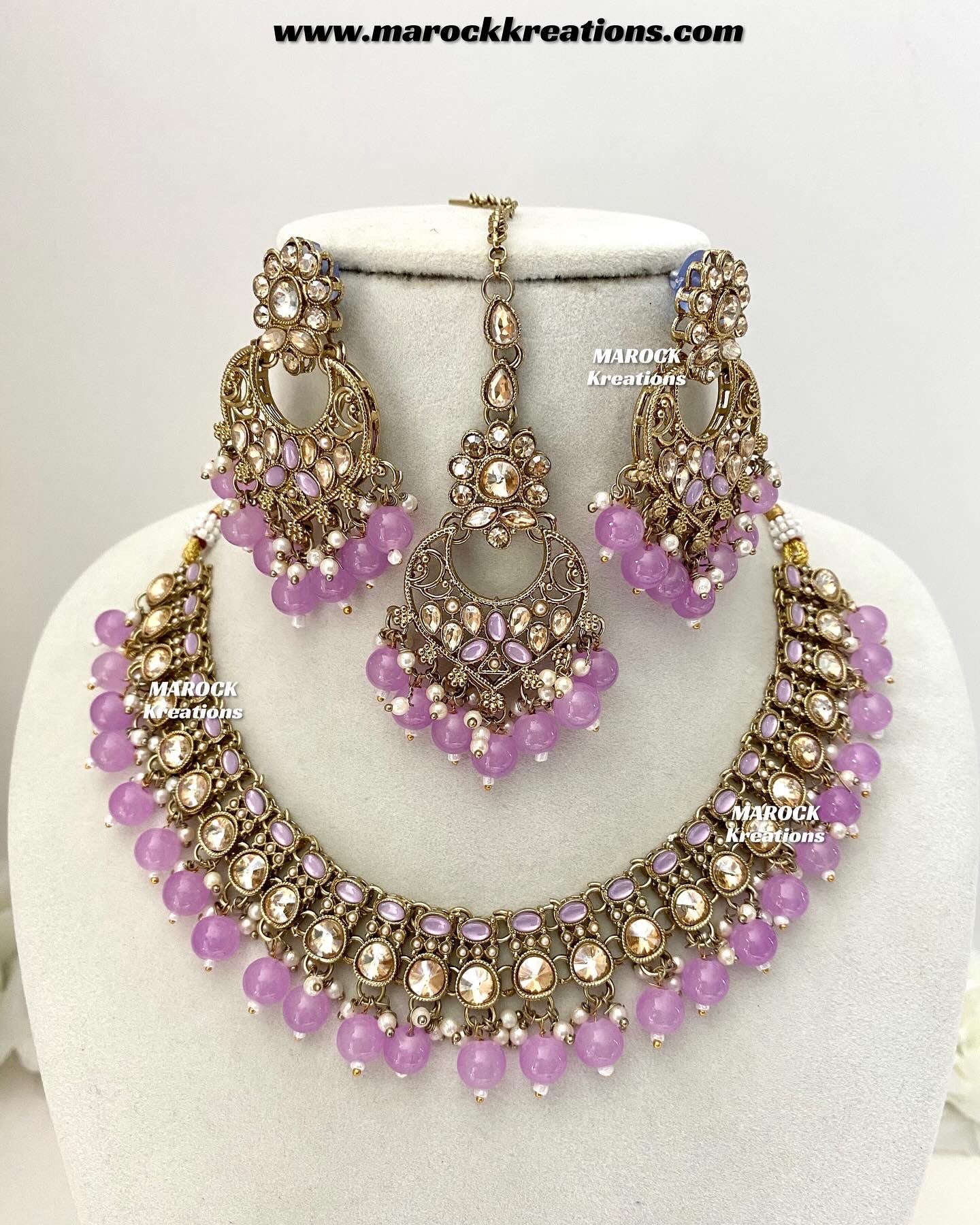 Shefa Polki Necklace set