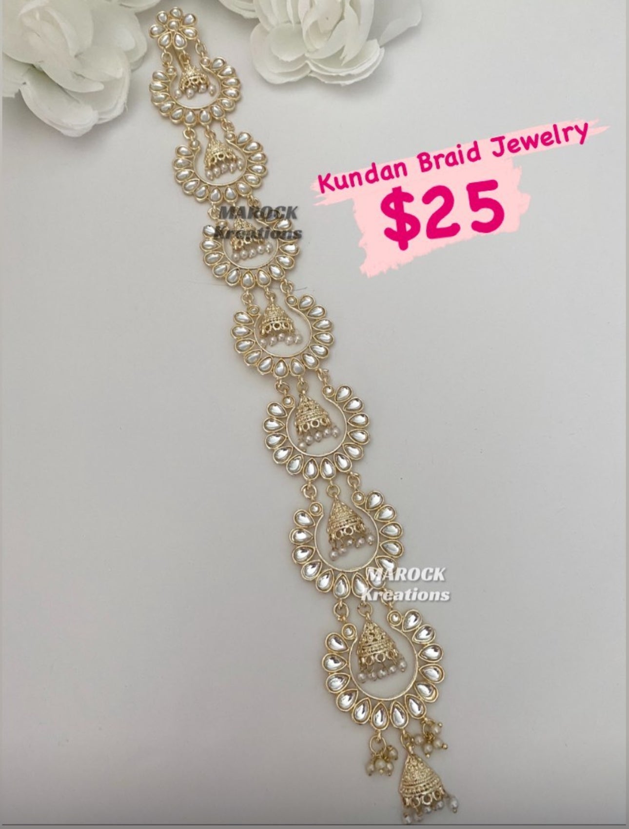Kundan Braid Jewelry/Choti