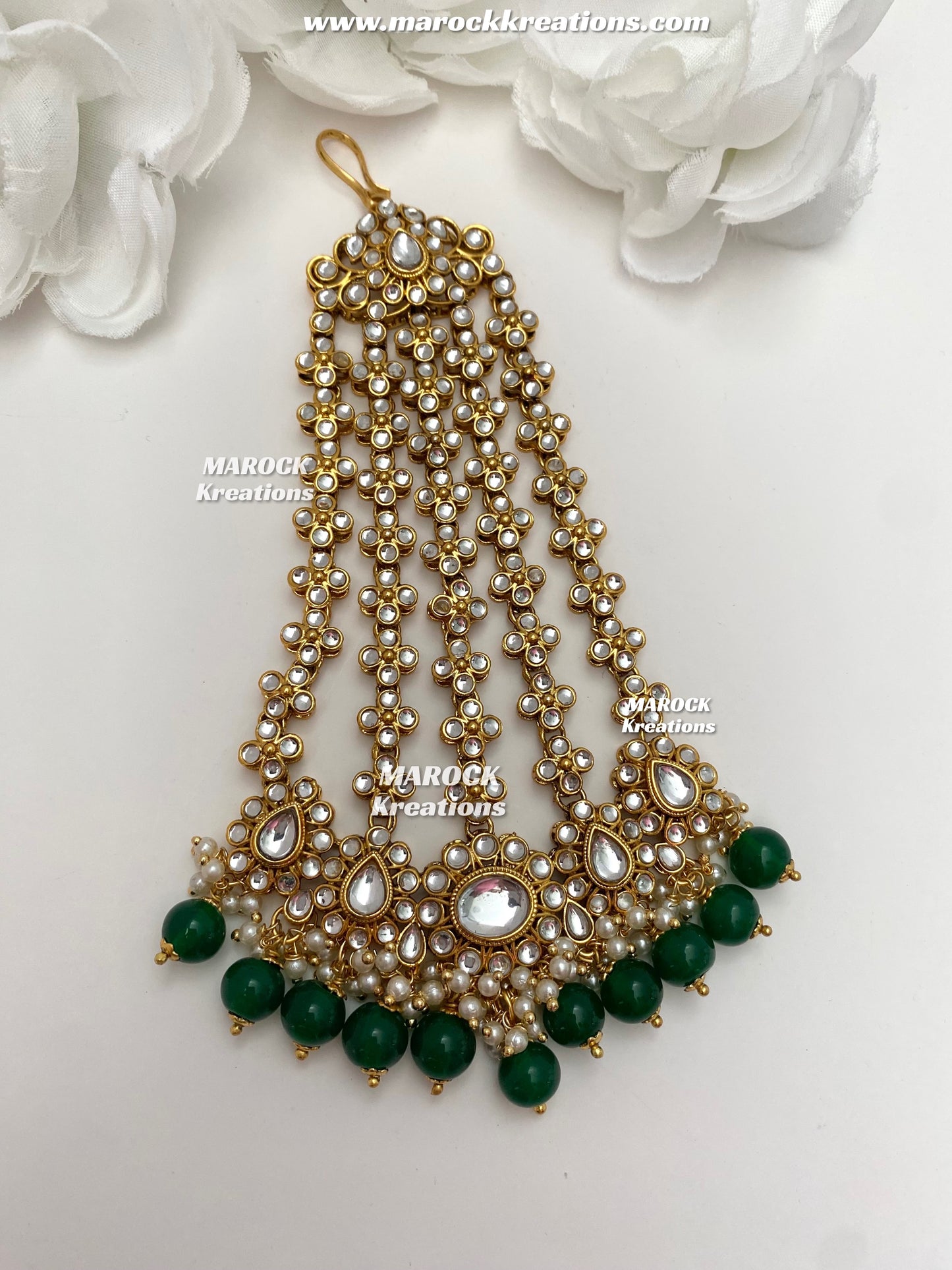 Premium Quality Kundan Jhoomer/Passa