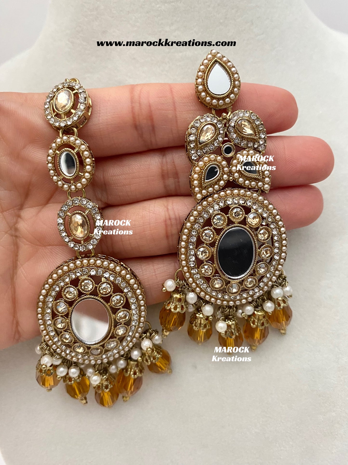 Resmin Premium Quality Mirror Choker set