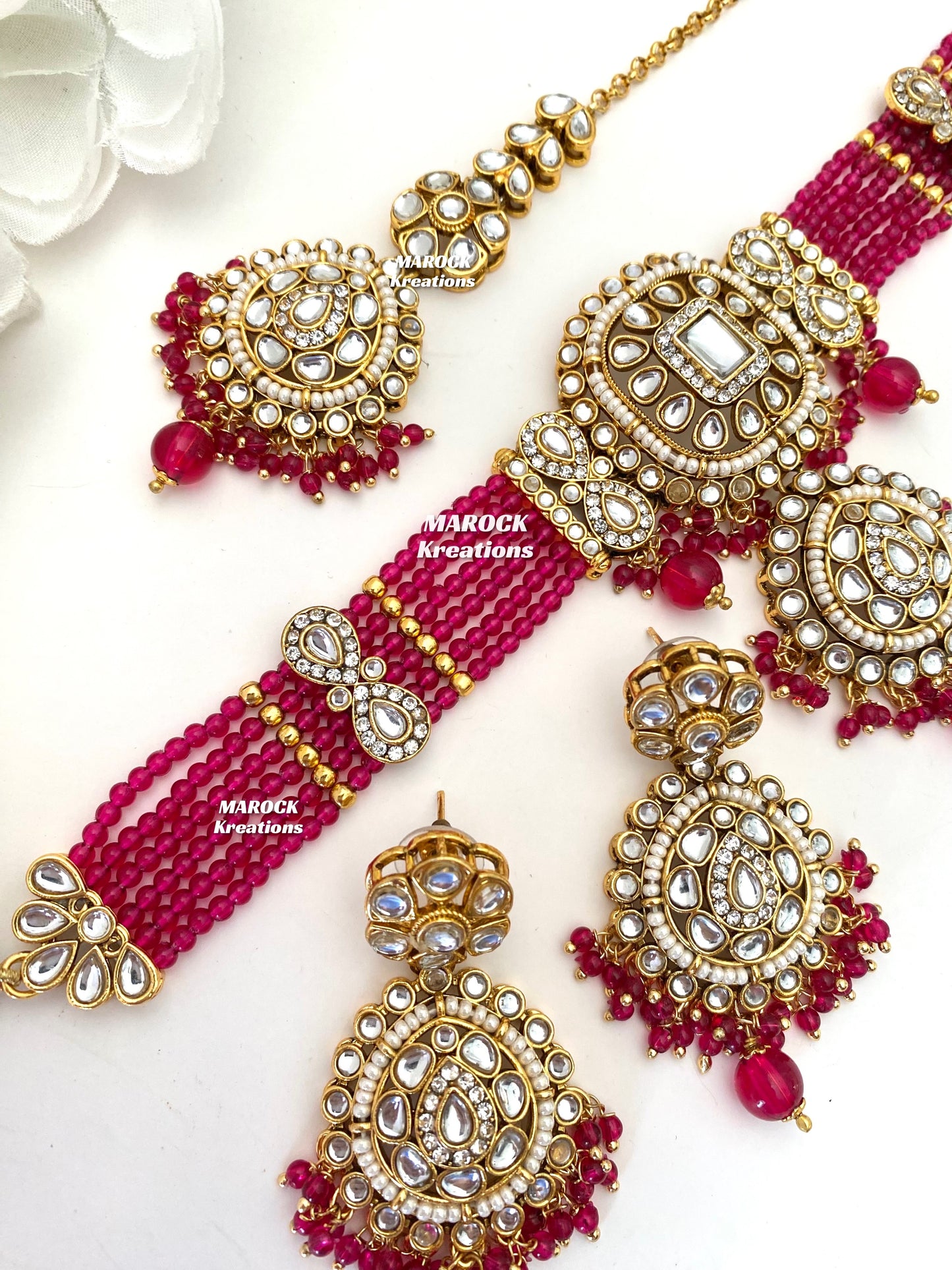 Simona Premium Quality Kundan Choker set