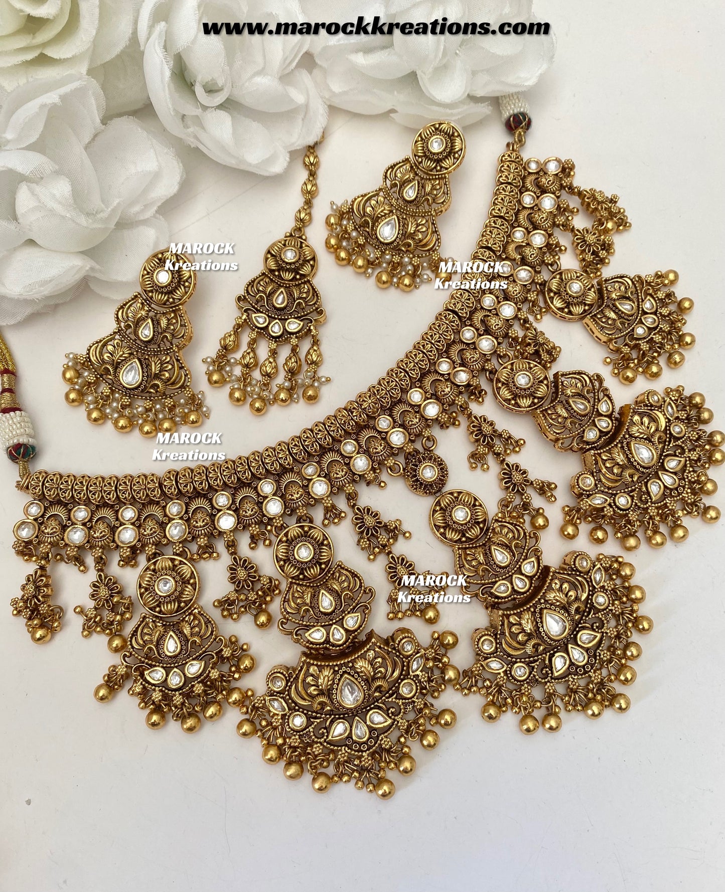 Shannon Premium Quality Gold Plated Bridal set