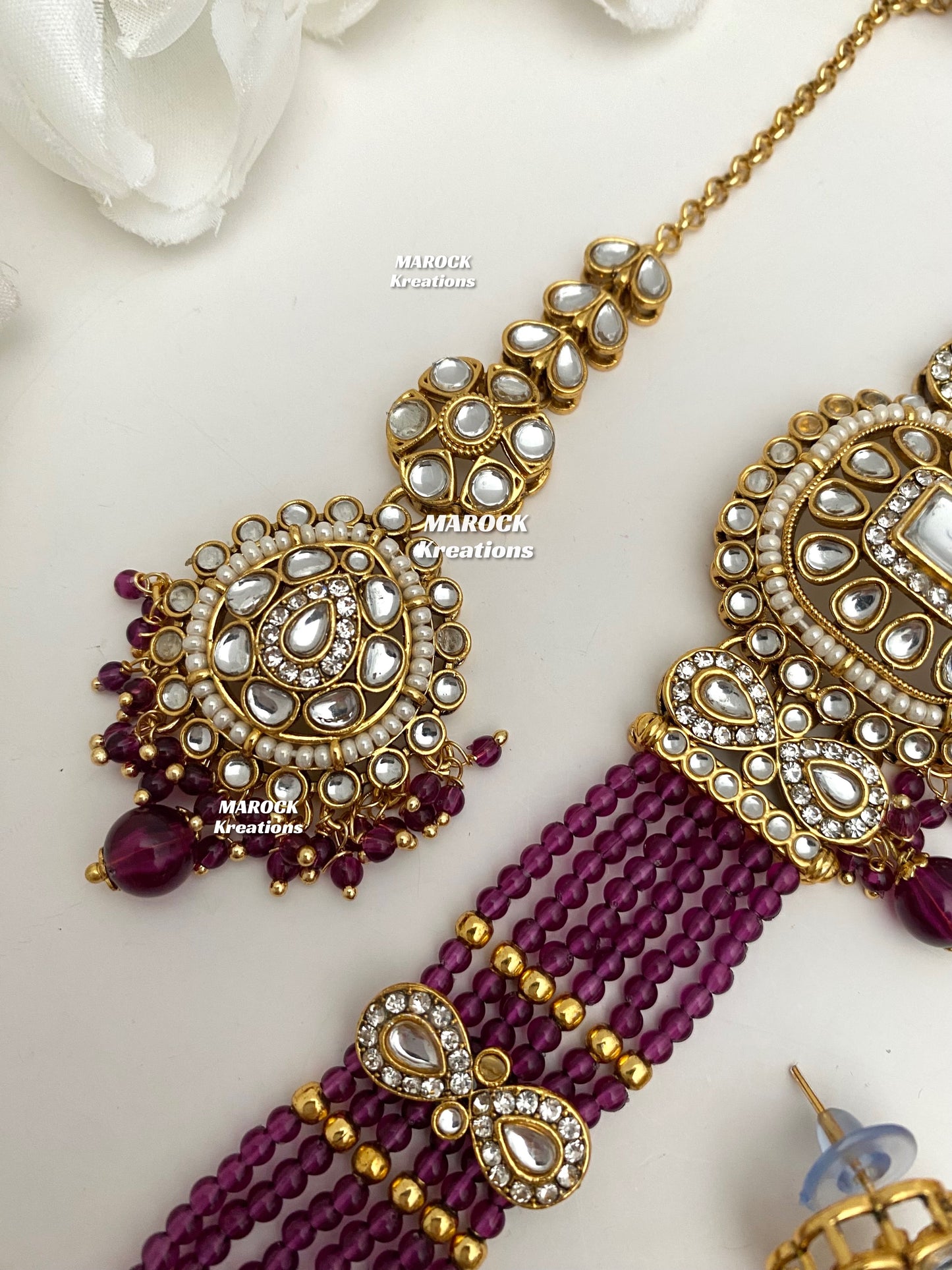 Simona Premium Quality Kundan Choker set