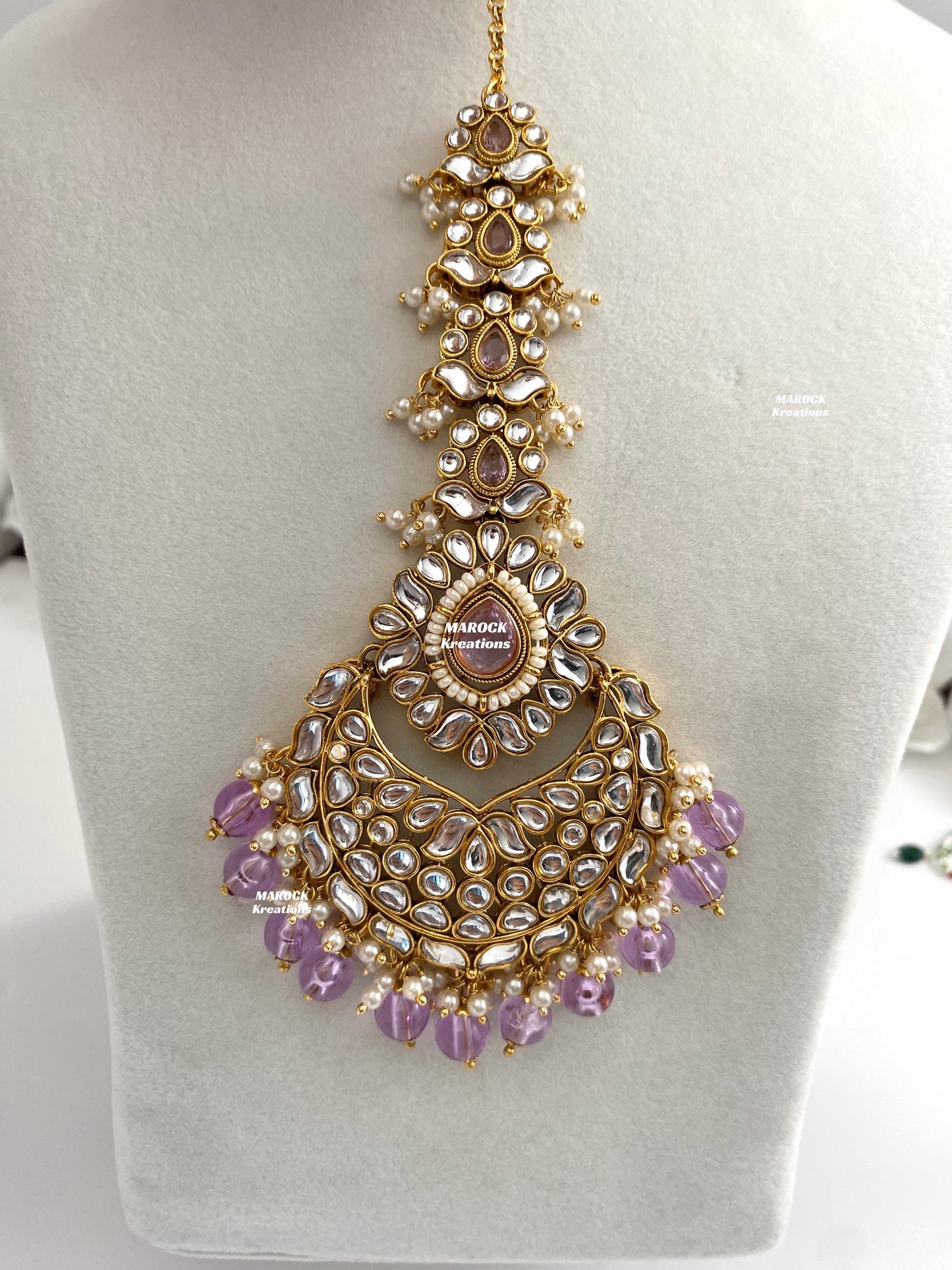 Bhavika Premium Quality Kundan choker/Necklace set