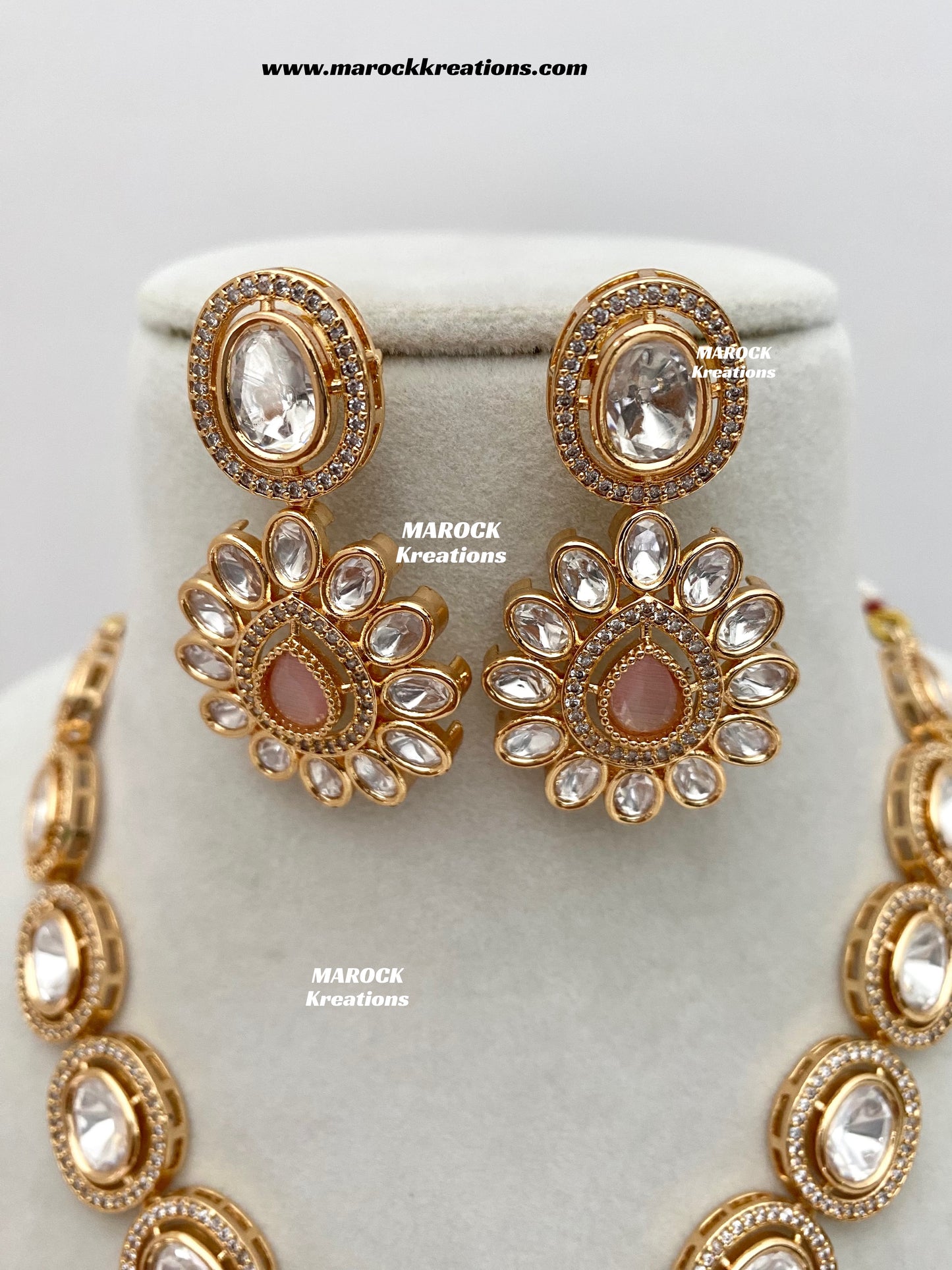 Mariam Tyani inspired Premium Quality Kundan Necklace set