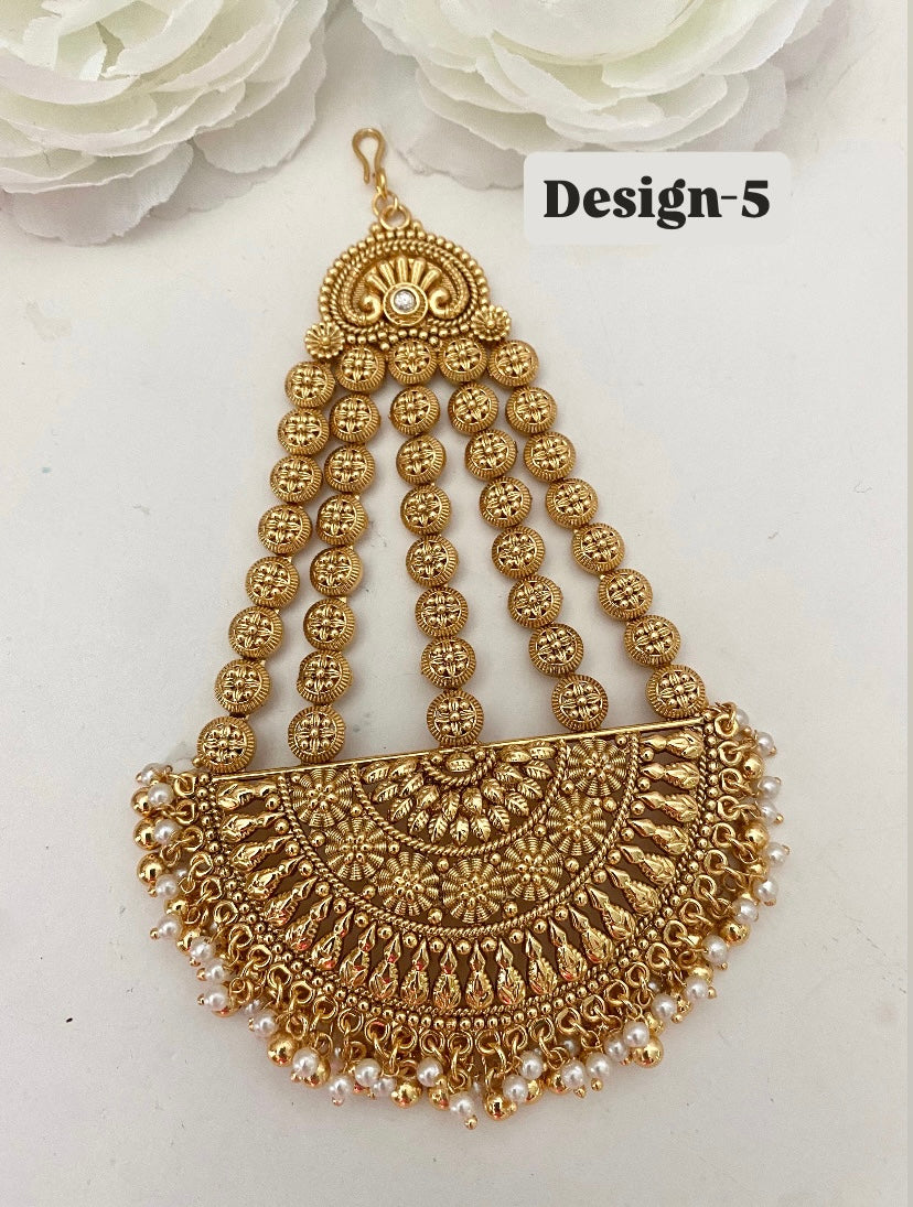 Kunika Premium Quality Gold Plated Jhoomer/Passa