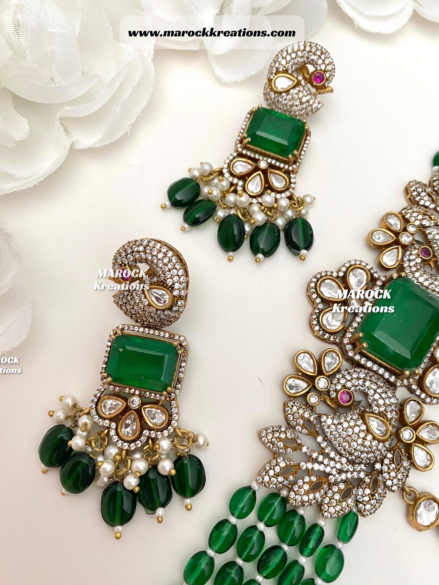 Premium Quality Tyani inspired Kundan gold plated statement choker set
