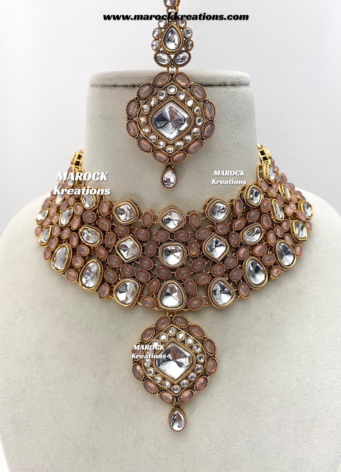 Roksana Sabyasachi inspired Premium Quality Kundan Statement Necklace set