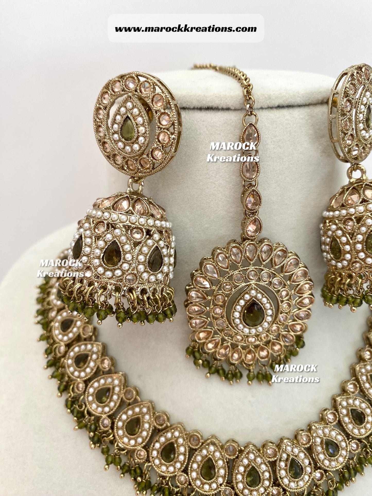 Tina Antique Polki Necklace set