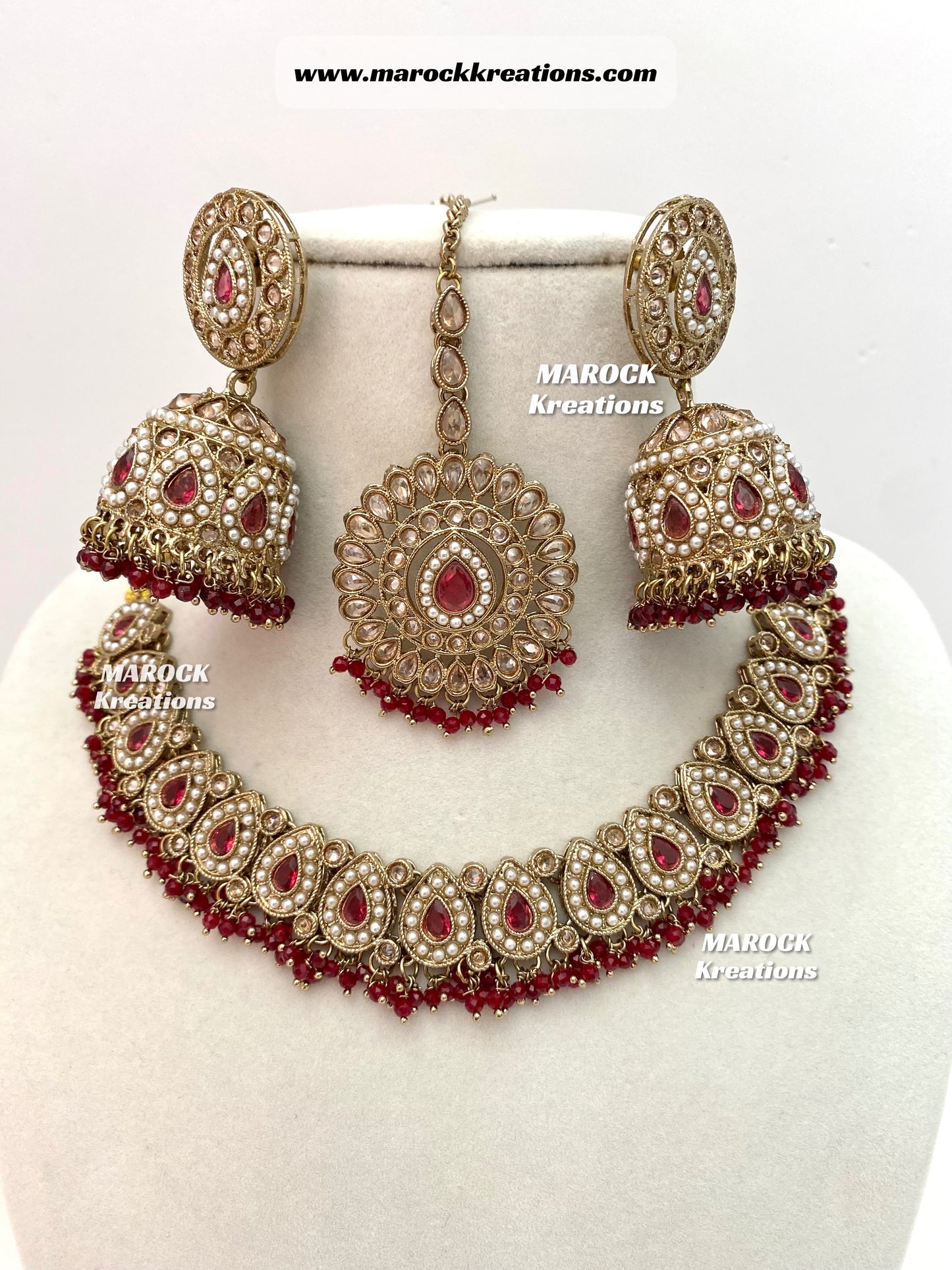 Tina Antique Polki Necklace set