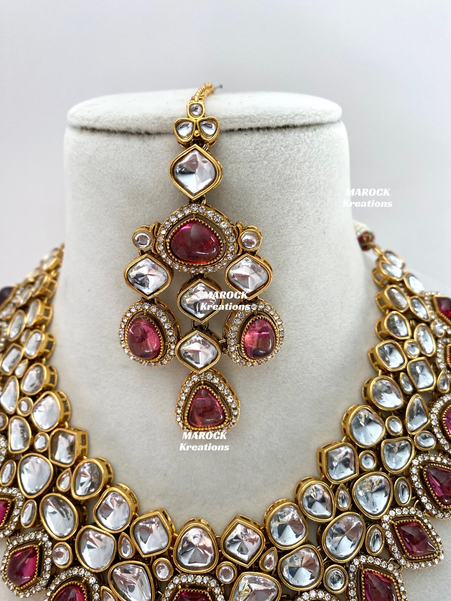 Patriza Sabyasachi inspired Premium Quality Kundan Statement Necklace set