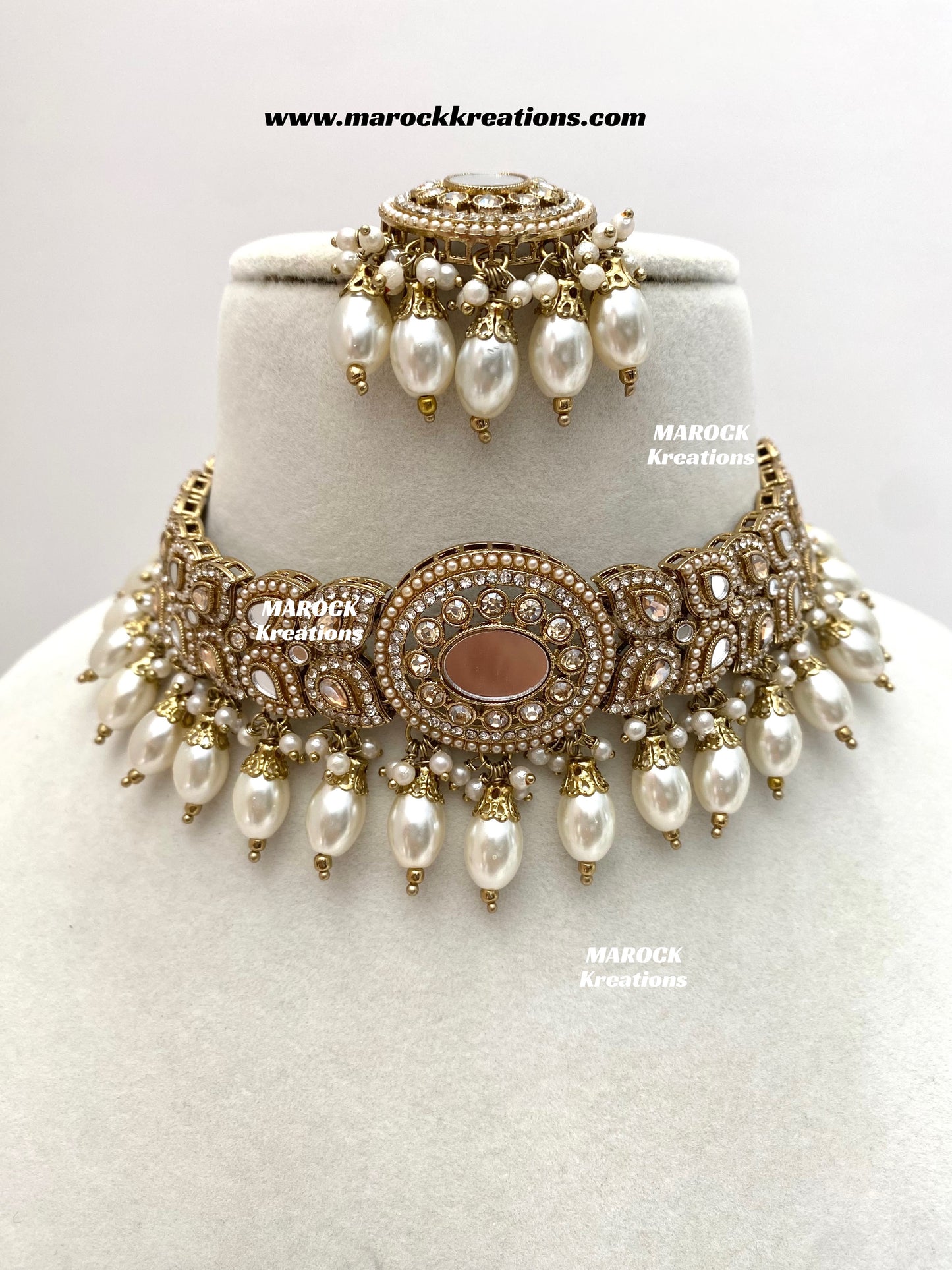 Resmin Premium Quality Mirror Choker set