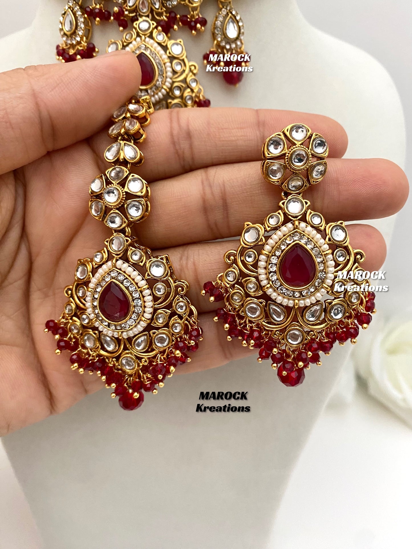 Mahima Premium Quality Kundan Choker set
