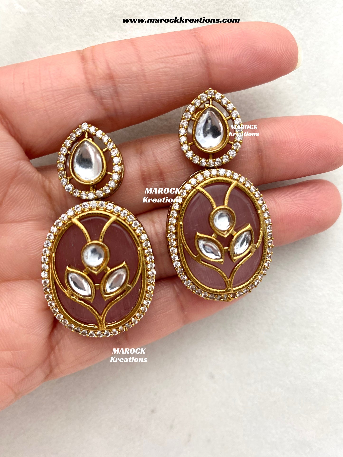 Lija Sabyasachi inspired Premium Quality Moissanite Kundan Statement choker set