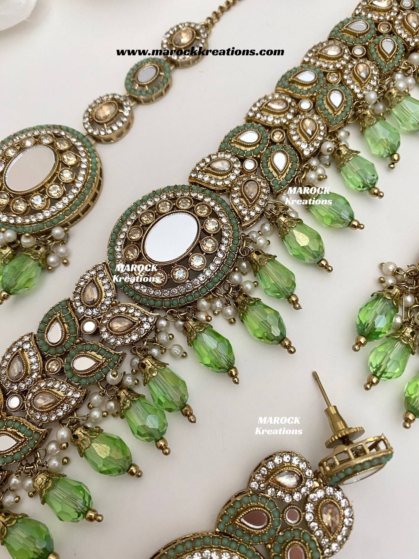 Resmin Premium Quality Mirror Choker set