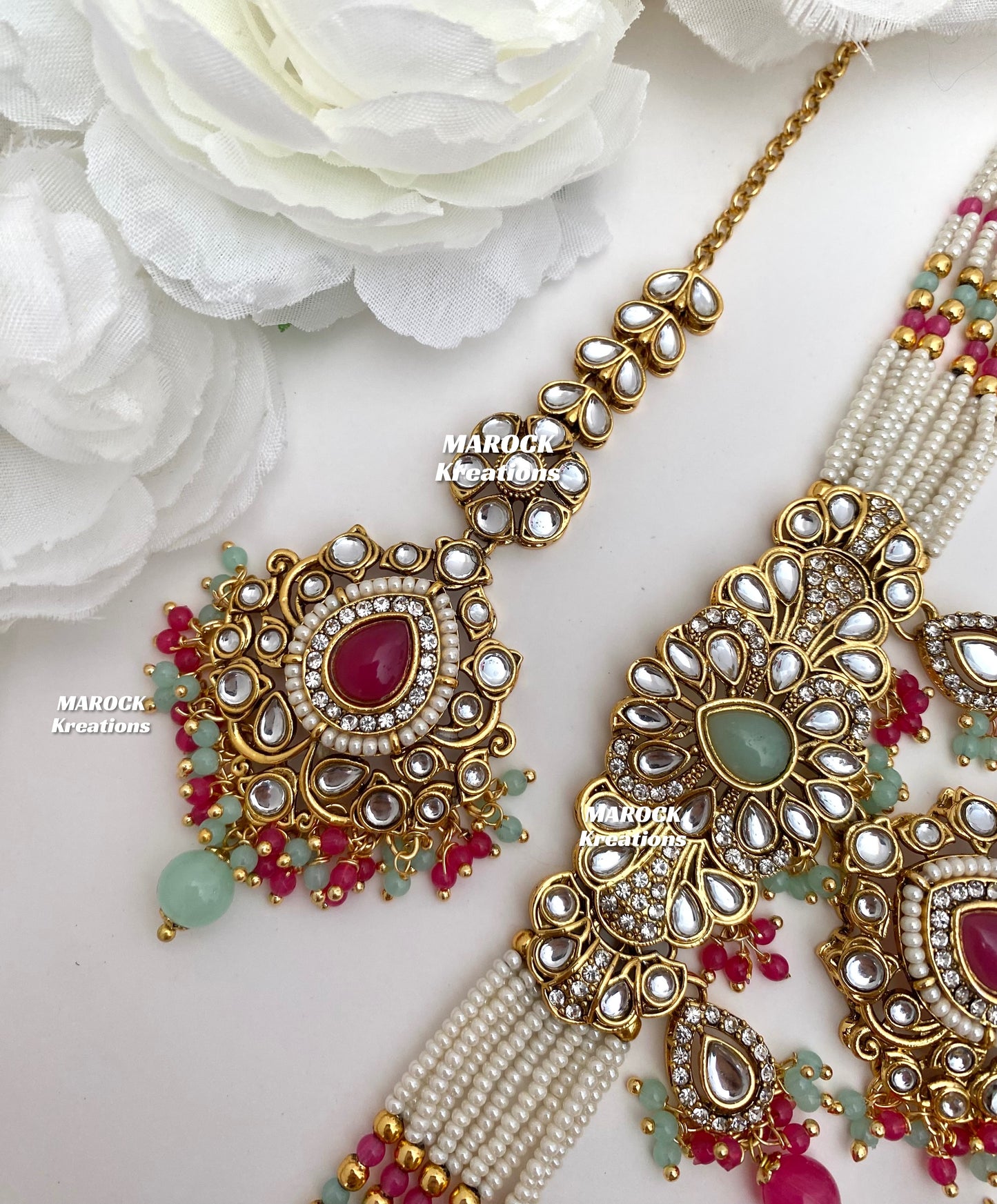 Mahima Premium Quality Kundan Choker set
