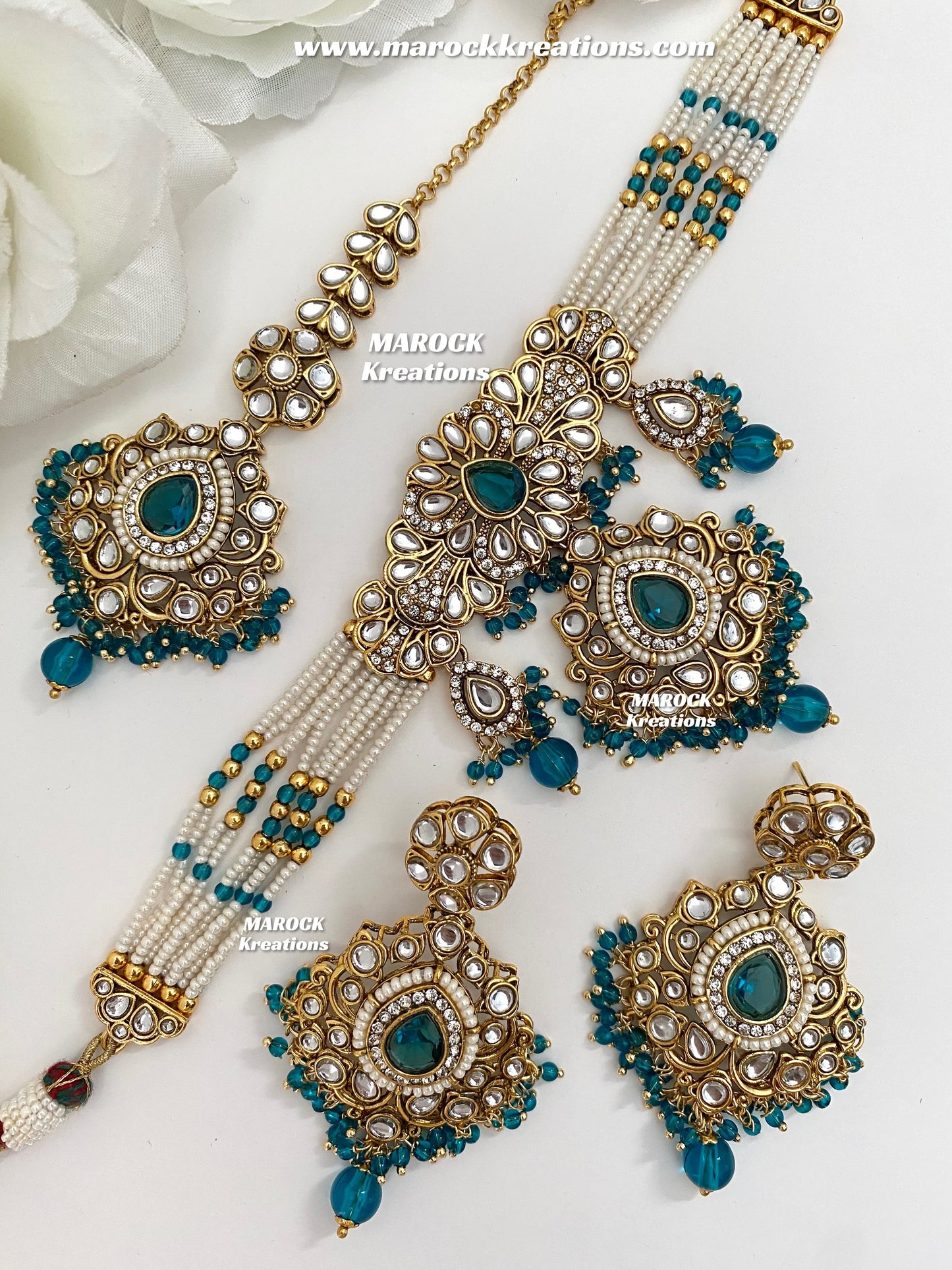 Mahima Premium Quality Kundan Choker set