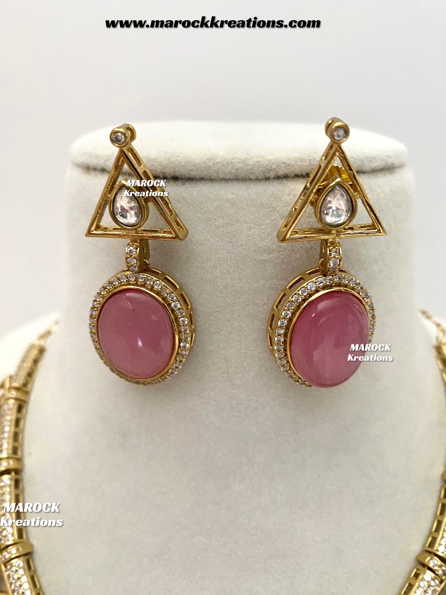 Madhu Premium Quality Tyani inspired Kundan Necklace set