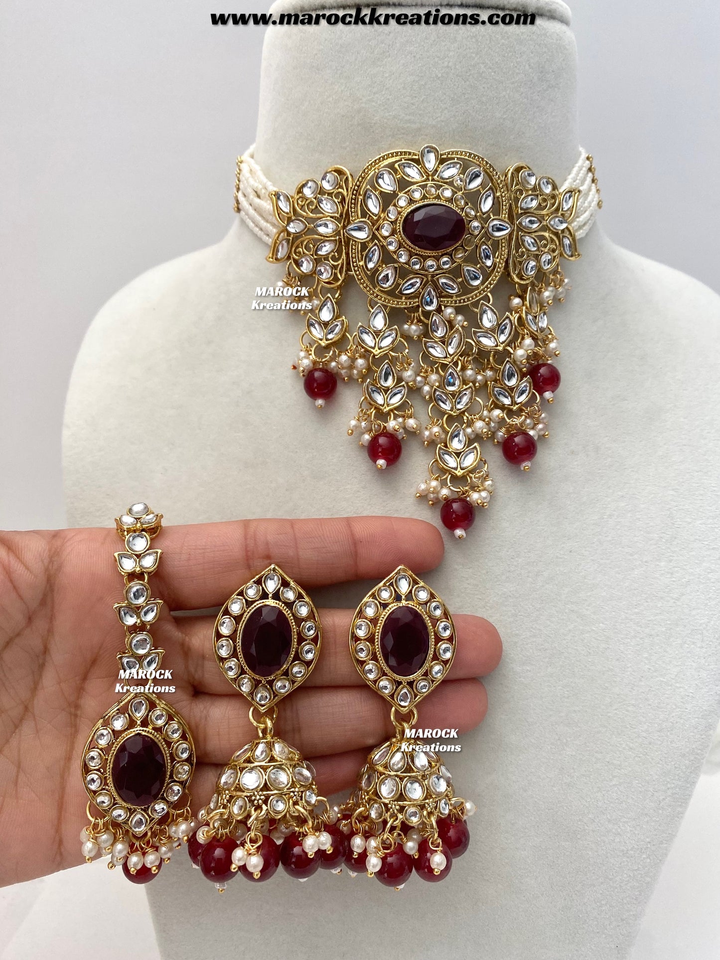 Yasreen Kundan Choker set