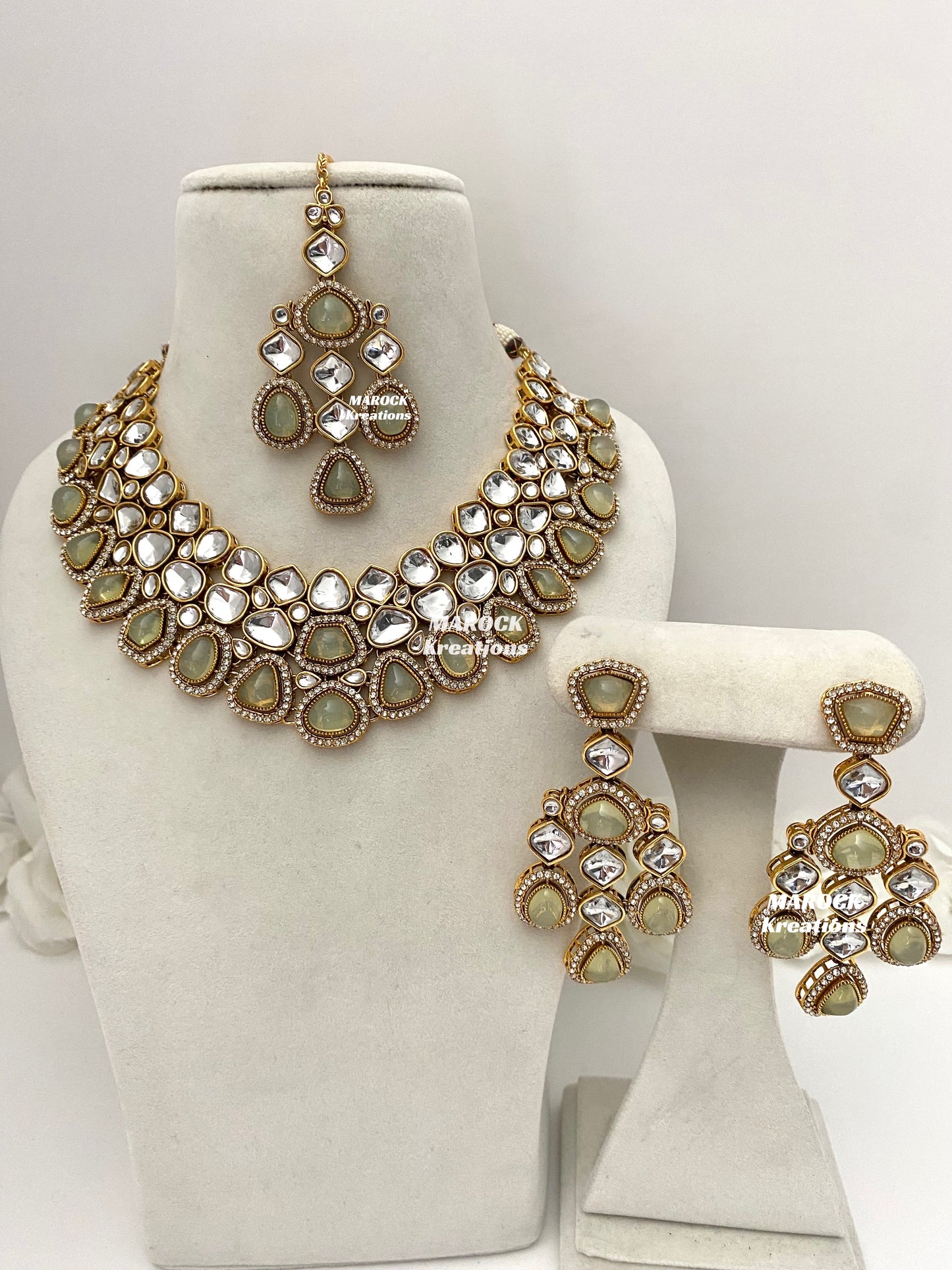 Patriza Sabyasachi inspired Premium Quality Kundan Statement Necklace set