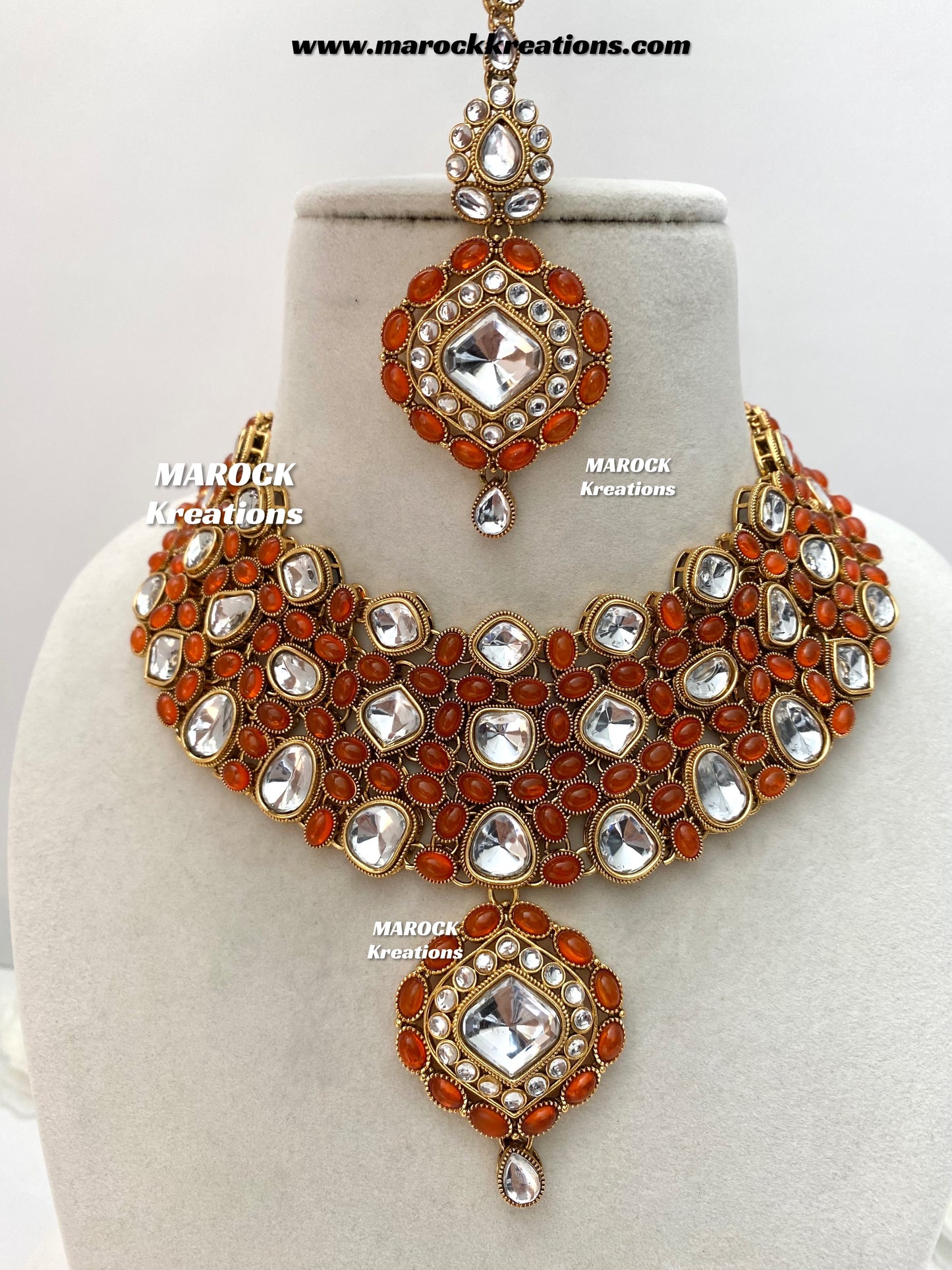 Roksana Sabyasachi inspired Premium Quality Kundan Statement Necklace set