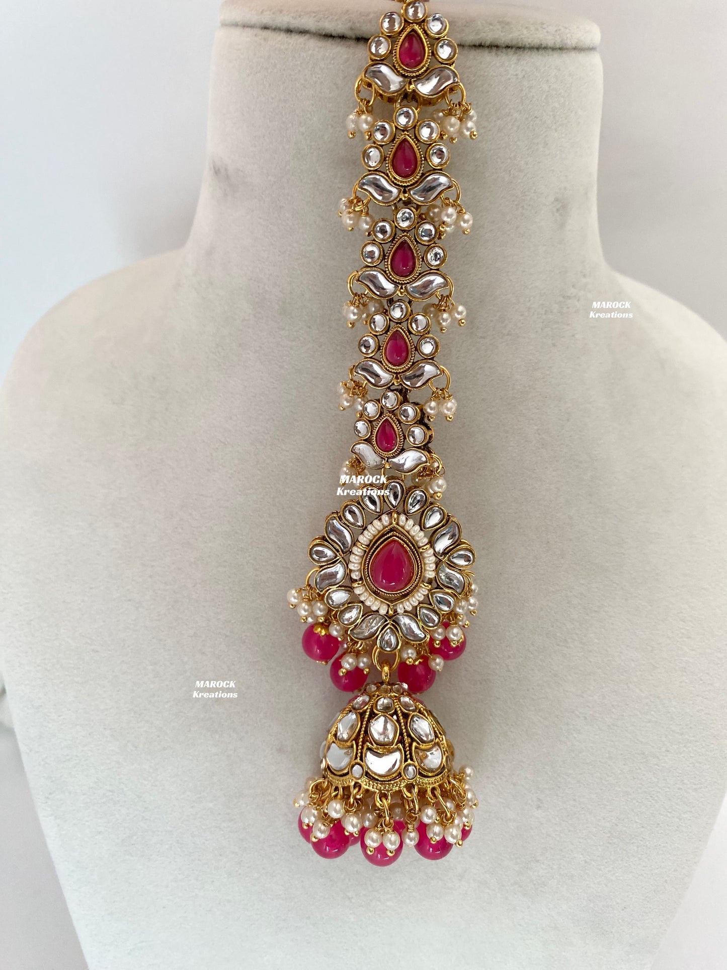 Bhavika Premium Quality Kundan choker/Necklace set