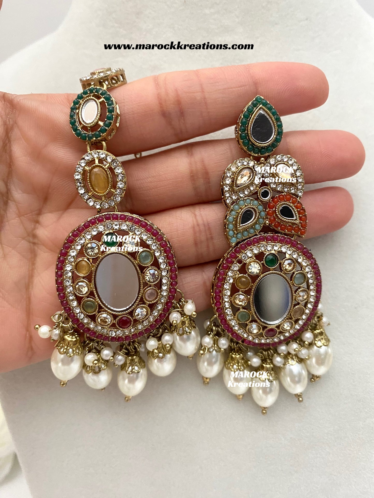 Resmin Premium Quality Mirror Choker set