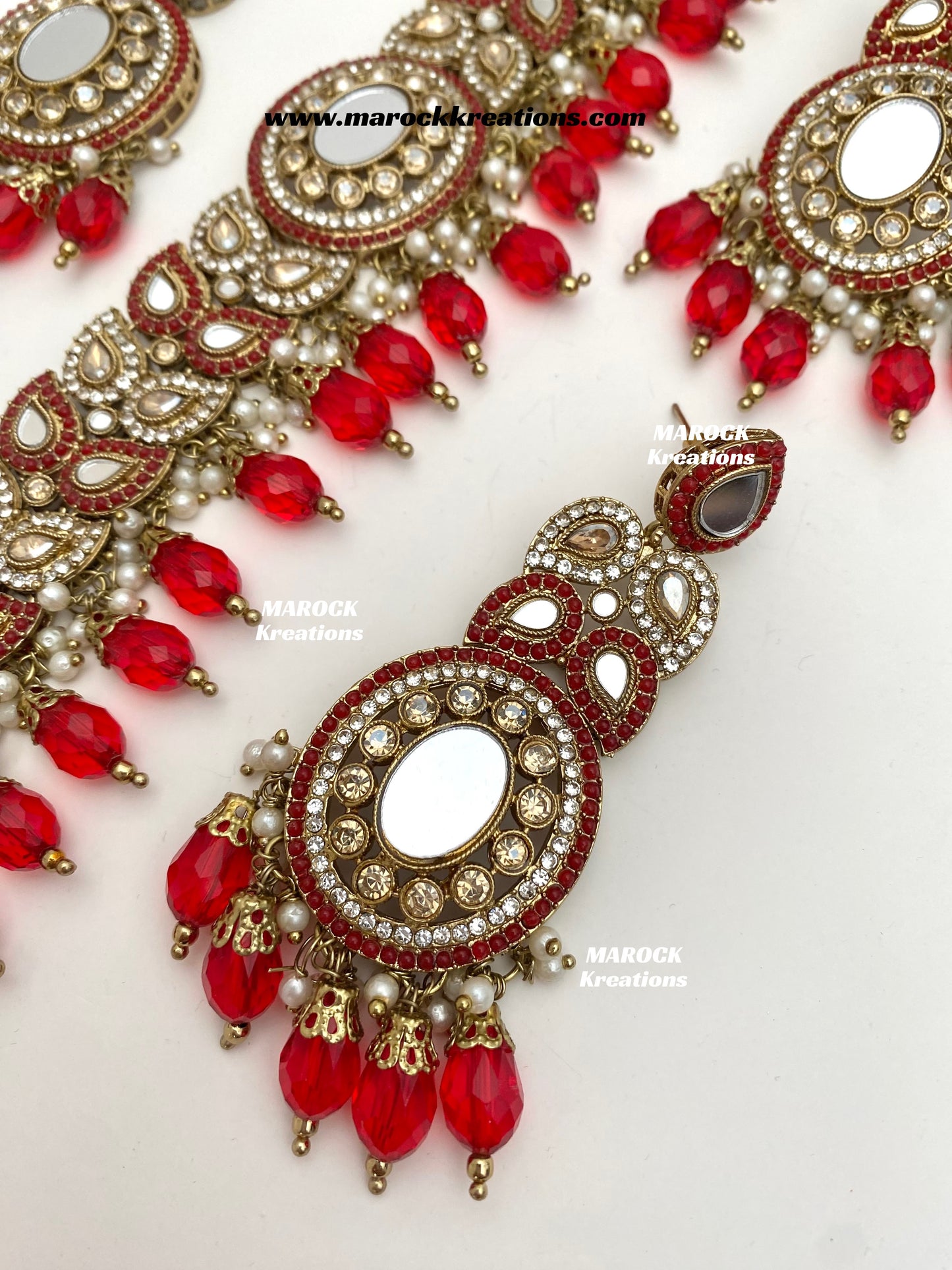 Resmin Premium Quality Mirror Choker set