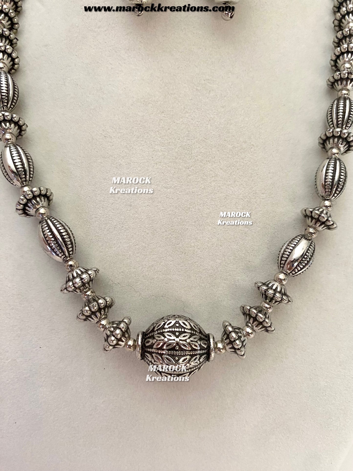 Oxidized Necklace set