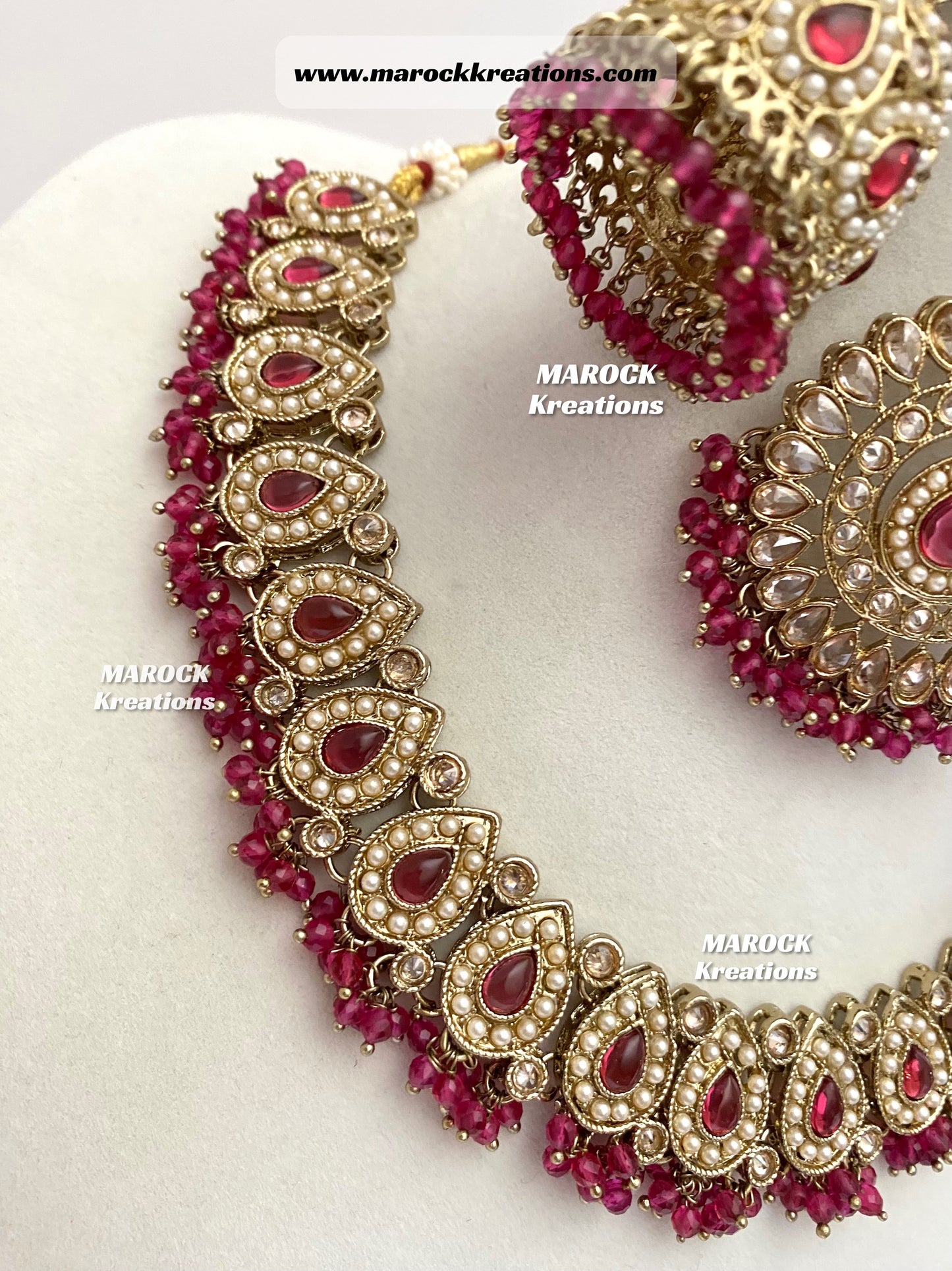Tina Antique Polki Necklace set