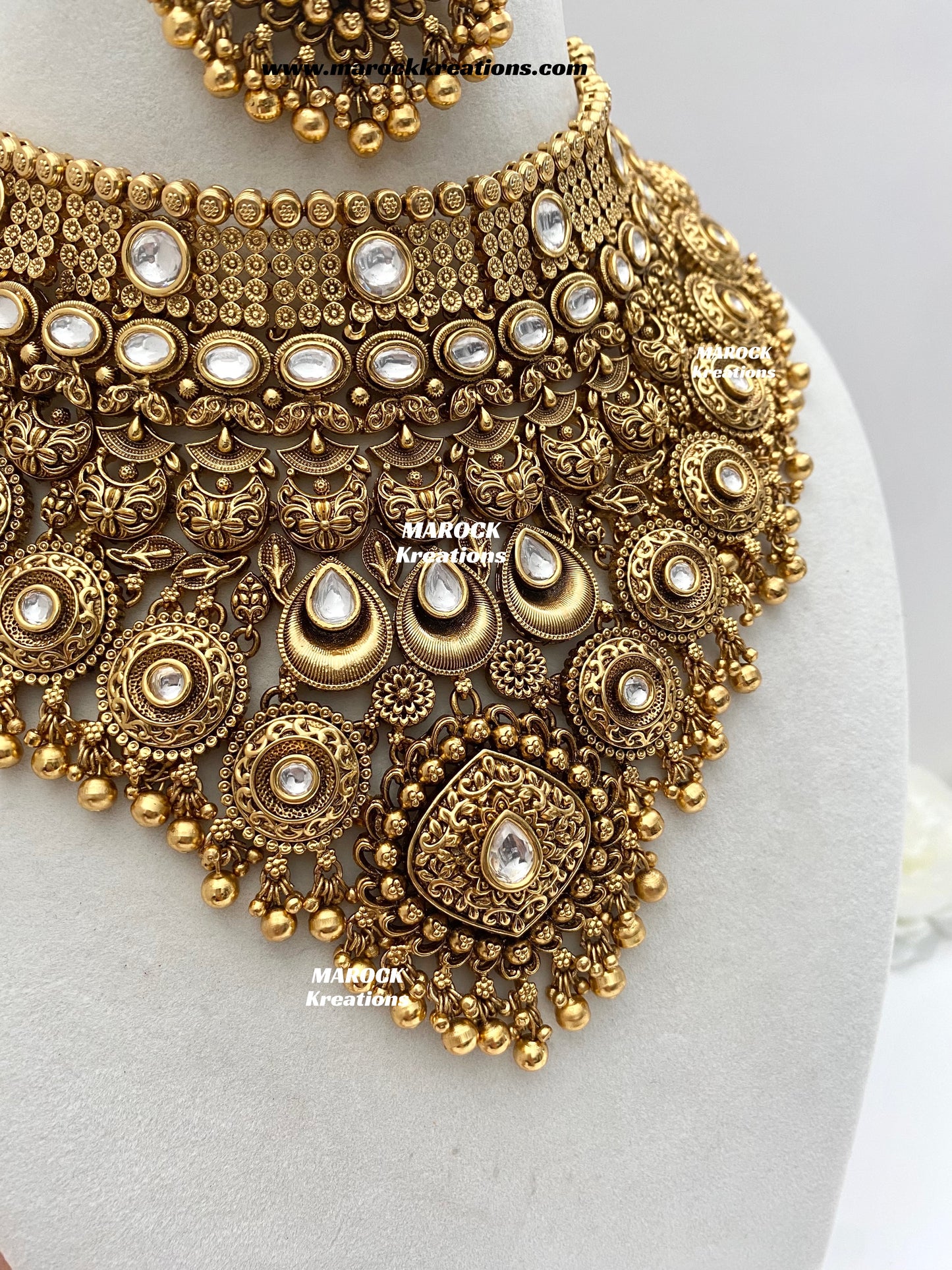 Manara Premium Quality Gold Plated Bridal set