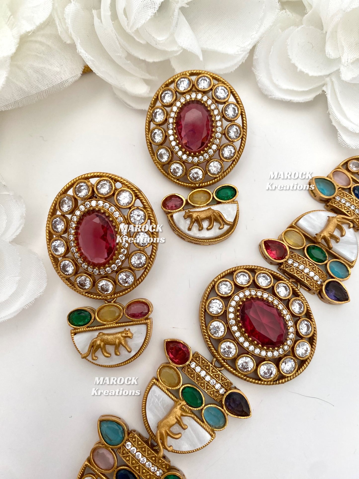 Marina Sabyasachi inspired Kundan Statement choker set