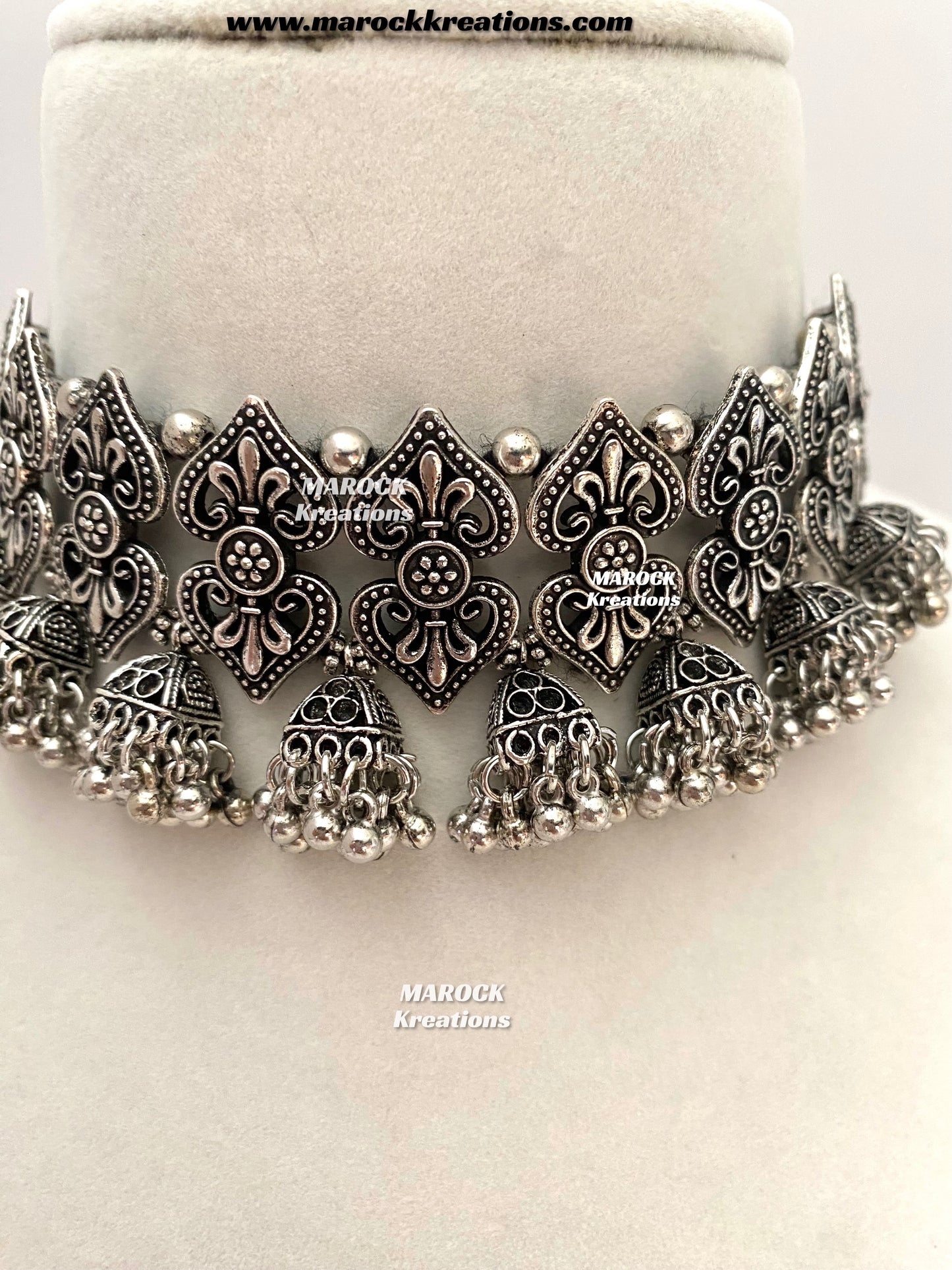 Oxidized Choker set