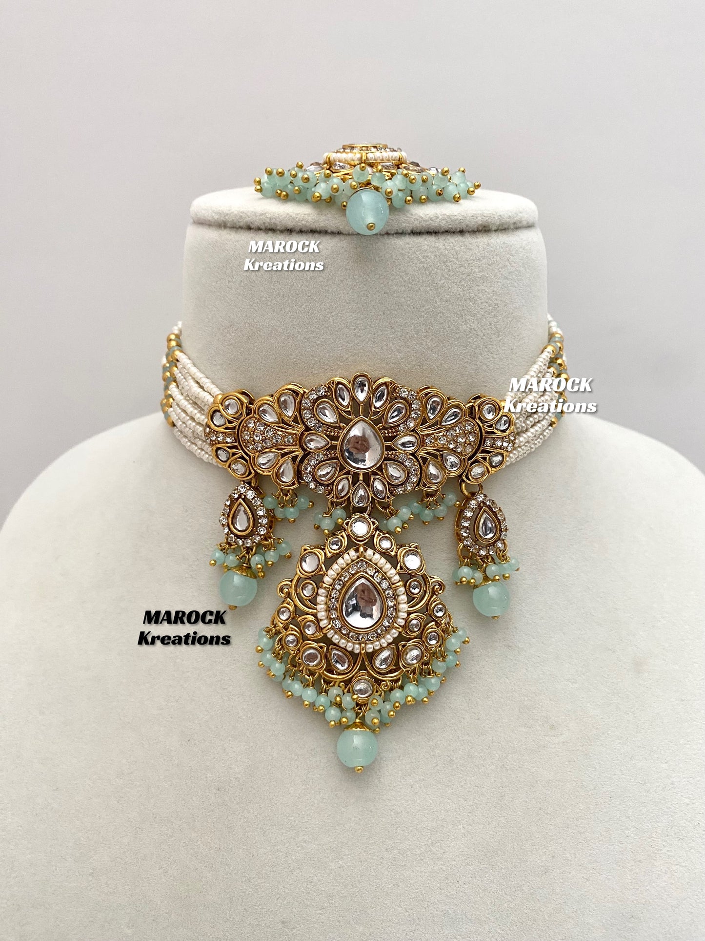 Mahima Premium Quality Kundan Choker set