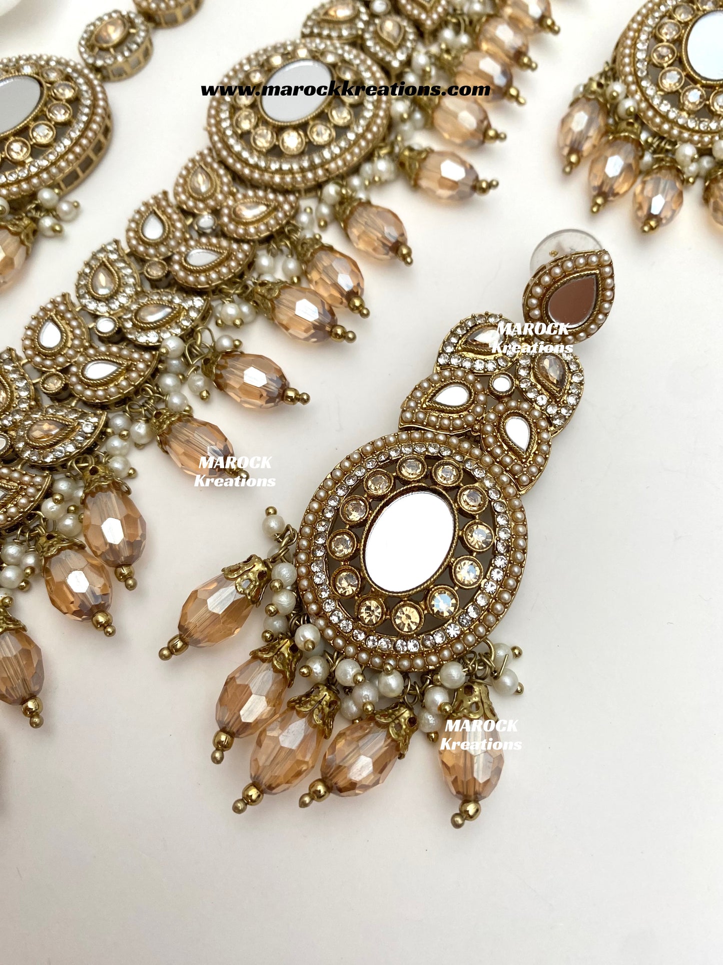 Resmin Premium Quality Mirror Choker set