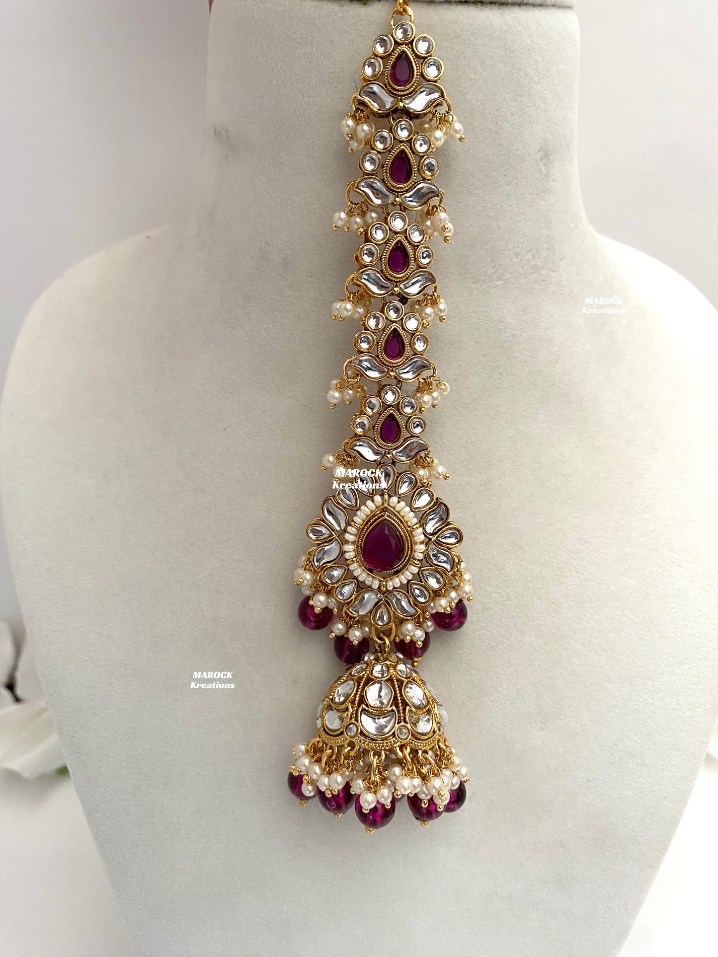 Bhavika Premium Quality Kundan choker/Necklace set